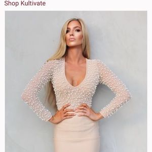 Pearl bodysuit from Shop Kultivate. NWT never worn size small